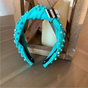 Lele Sandoughi Pistachio headband